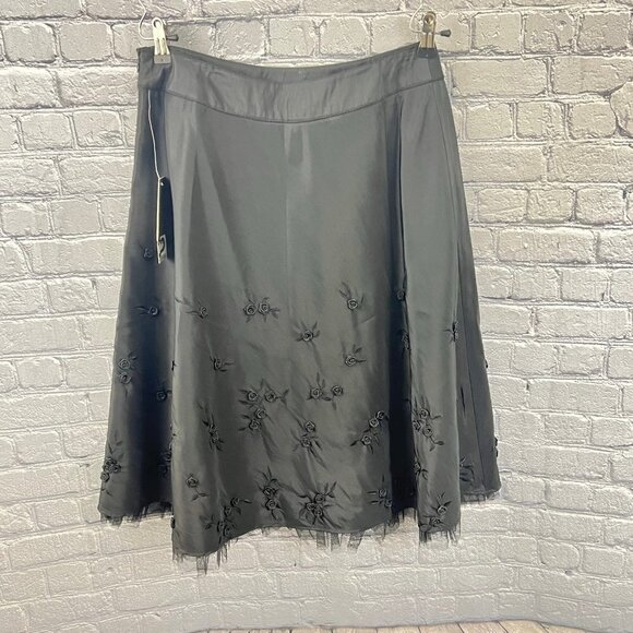 Josephine Chaus Black Dressy Formal Skirt Size 10 - Picture 5 of 6
